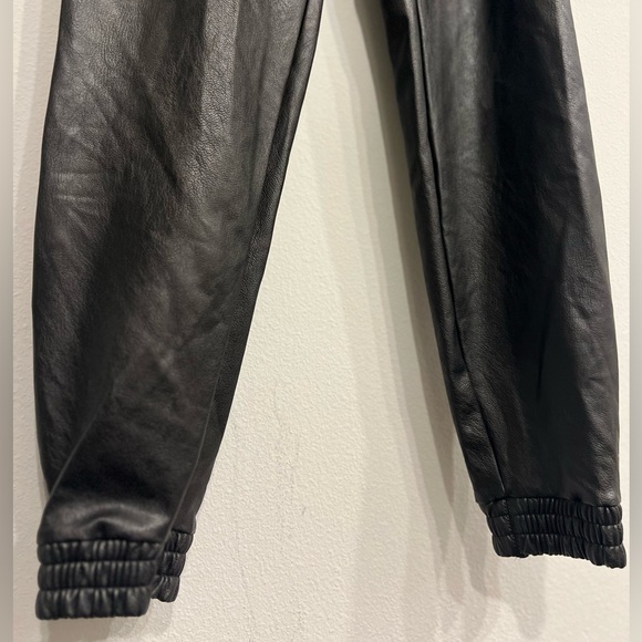 SPANX Faux Leather Jogger Pants Size Small - Picture 6 of 8